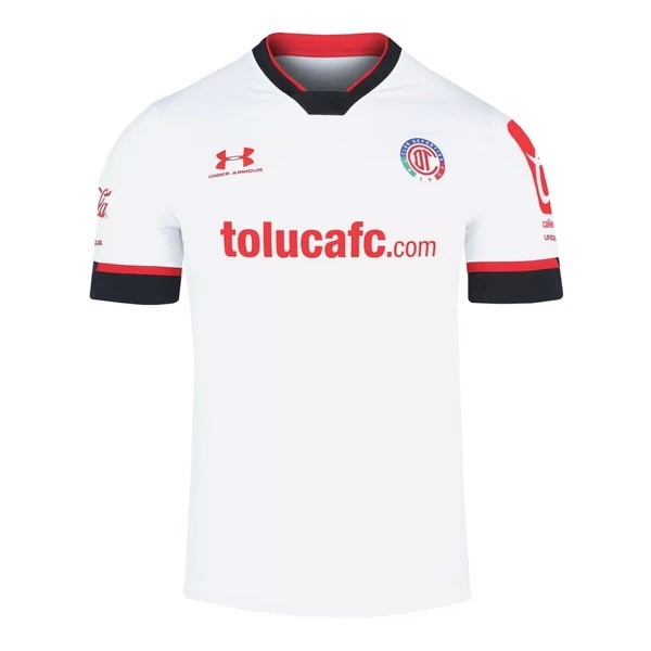 Thailande Maillot Football Deportivo Toluca Exterieur 2021-22 Blanc